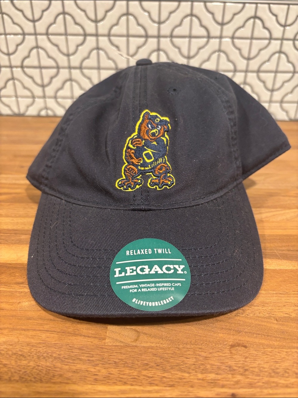 Legacy  Navy dad hat UC Berkeley Oski the bear